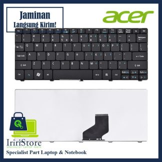 Keyboard Laptop Acer Aspire One ZE6 ZH9 POVE6 PAV70 NAV70 HITAM