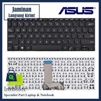 Keyboard Laptop ASUS A409FA A409JA A409JB X409MA X409JA X409UB Hitam
