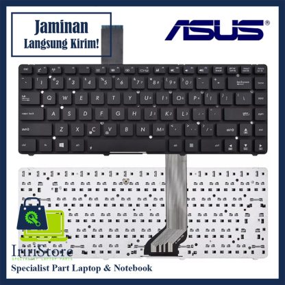 Keyboard Laptop Asus A45 A45A A45DE A45DR A45N A45V A45VD A45VJ A45VM A45VS A85 A85V K45 K45A K45V K45VD K45VJ K45VM K45VS R400 Enter Lurus