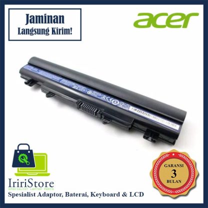 Original Baterai Laptop ACER AL14A32 E14 E15 E5-411 421 471 V3-472 V3 V5-572